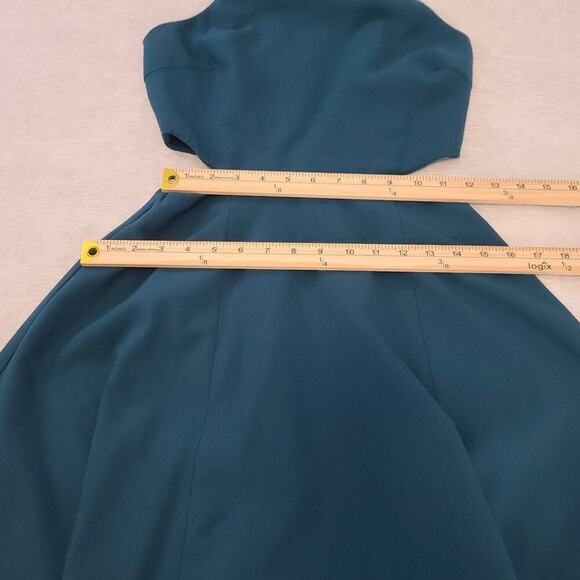 Elizabeth and James Emorie dress teal Size 8 Cocktail Party Holiday Going out - Picture 7 of 10